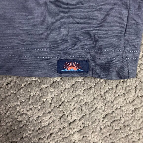 Faherty Sunwashed Pocket Tee T Shirt Men's XL Gray Organic Cotton T Shirt - Picture 4 of 10